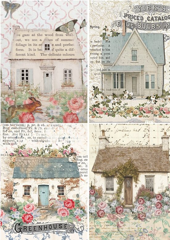 ellen j goods - Cottage 4 Pack 0854 