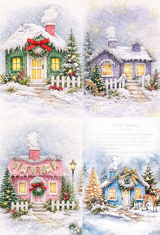 Shannon - Putz House Four Pack 0926
