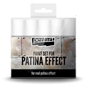 Patinas efekta krāsu komplekts, 5x20 ml