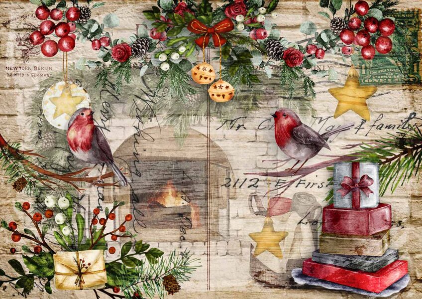 Festive Robins
