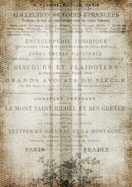 French Grain Sack 0332