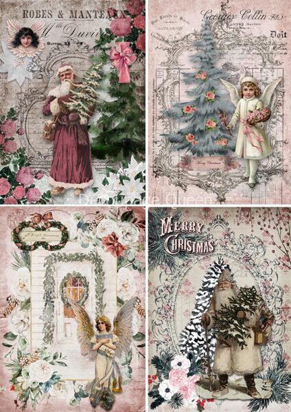 Shabby Christmas 4 Pack 0368