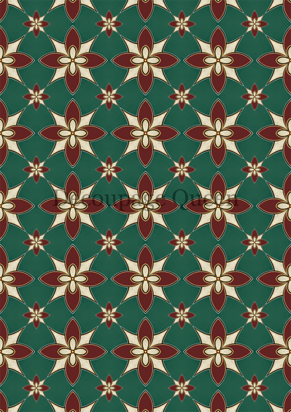 Dainty and the Queen - Victorianesque tile pattern