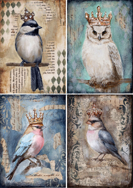 Teresa Rene Art - The Four Birds