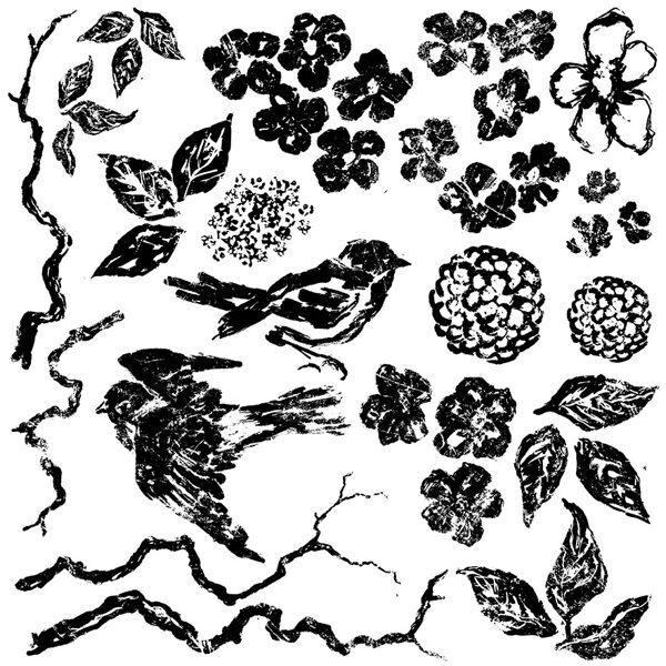 Birds Branches & Blossoms
