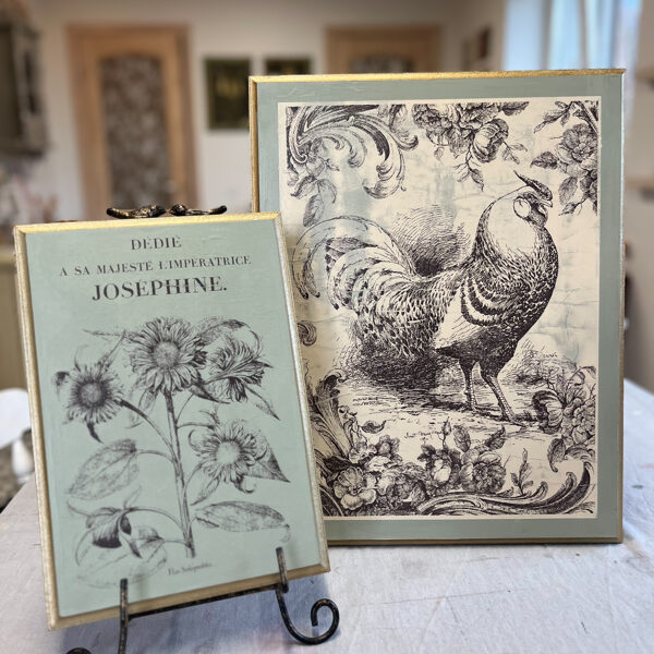 Meistarklases "Paint Inlay materiāla burvība" dalībnieces darbs, 2024