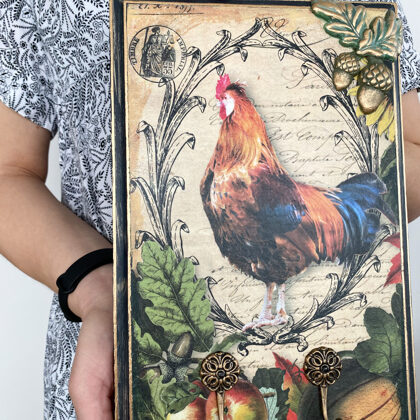 Decoupage Queen viesmākslinieka darbs