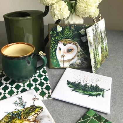 Dekorētas keramikas flīzes, dekupāža, attēli - Pinterest