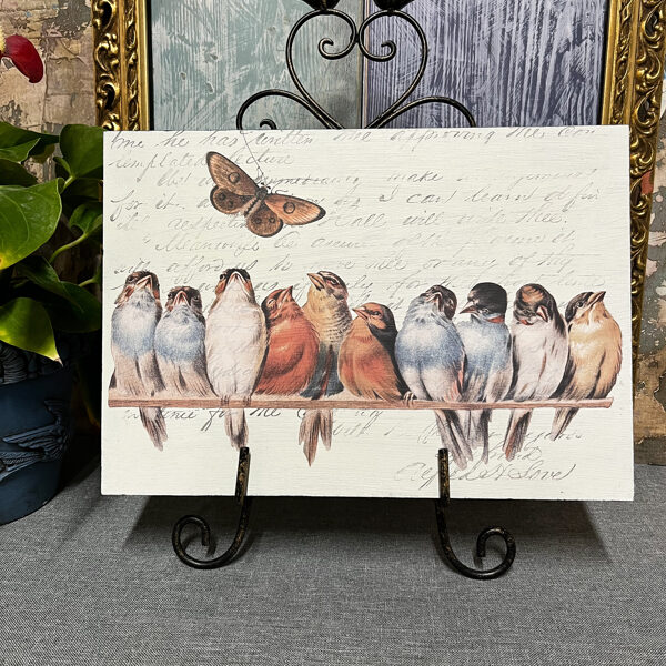 Meistarklases "Modernās Dekorēšanas tehnikas", dalībnieces darbs, 2024